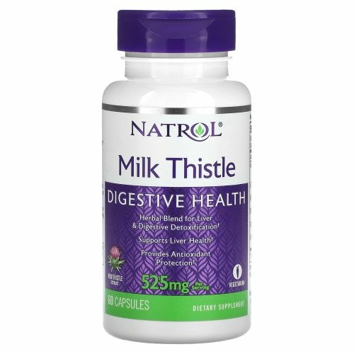 Natrol, Расторопша, 525 мг, 60 капсул