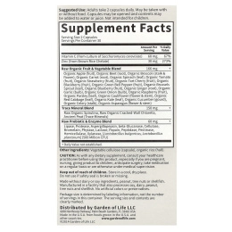 Garden of Life Vitamin CODE RAW ZINC, 60 растительных капсул