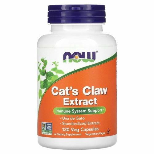 Now Foods, Экстракт кошачьего когтя, 120 растительных капсул
