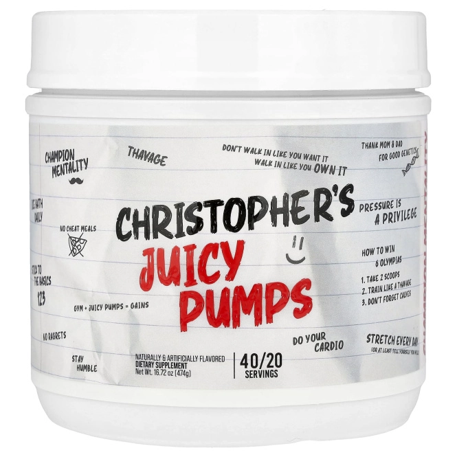 Raw Nutrition, Christopher's Juicy Pumps, 474 г (16,72 унции)