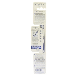 Eco-Dent, Terradent Med5 зубная щетка для взрослых средней жесткости, 1 зубная щетка, 1 запасная насадка