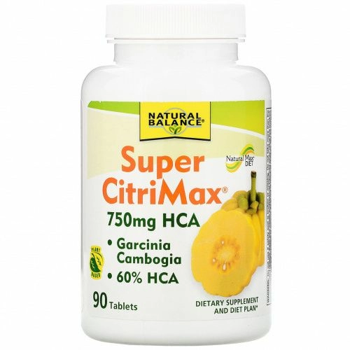 Natural Balance, Супер CitriMax, 90 таблеток
