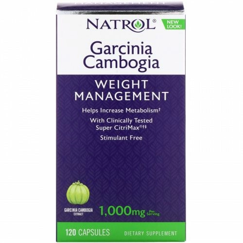 Natrol, Гарциния камбоджийская, 1 000 мг, 120 капсул