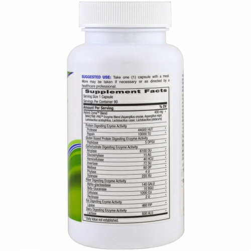 Probulin, Ежедневные пищеварительные ферменты, 90 капсул