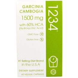 Creative Bioscience, Гарциния камбоджийская 1234, 1500 мг, 60 вегетарианских капсул