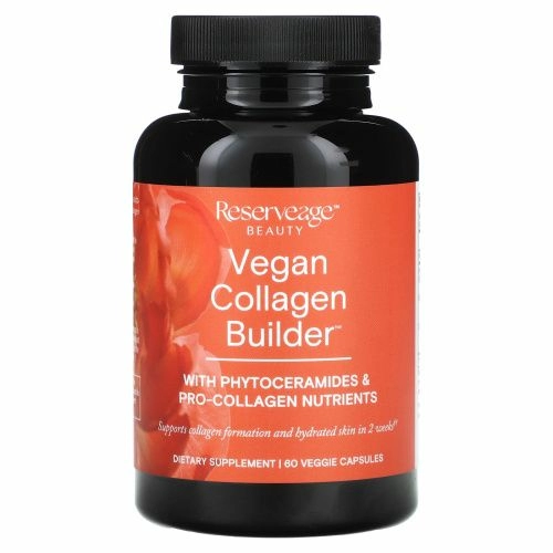 ReserveAge Nutrition, Средство на растительной основе для выработки коллагена, 60 капсул в растительной оболочке