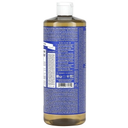 Dr. Bronner's, Чистое кастильское мыло с мятой 32 жидких унции