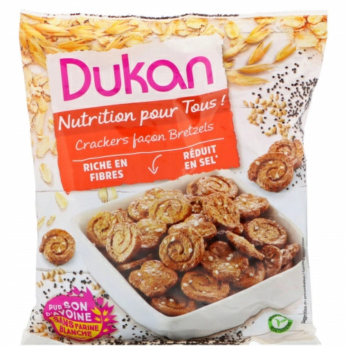 Dukan Diet, Крендельки из овсяных отрубей, 3,5 унции (100 г)