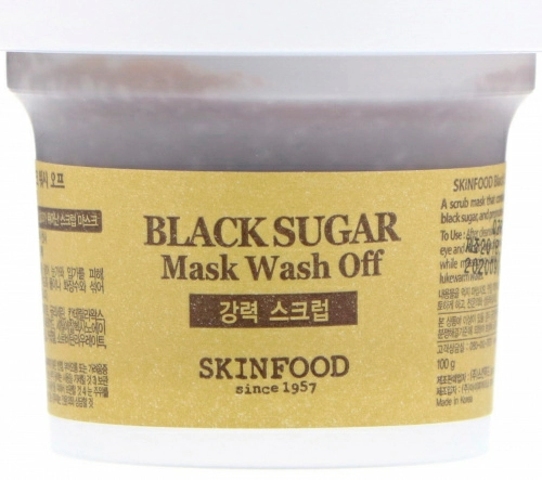 Skinfood, Маска с черным сахаром смываемая, 100 г