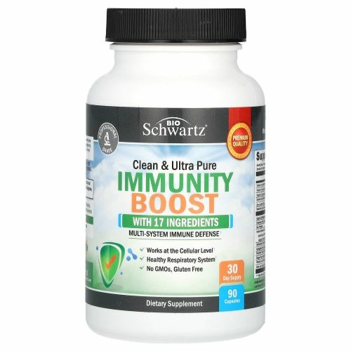BioSchwartz, Clean & Ultra Pure, средство для укрепления иммунитета, 90 капсул