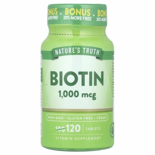 Nature's Truth, Биотин, 1000 мкг, 120 таблеток