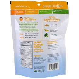 NurturMe, Квадратики из 100%-ной квиноэ, органические надутые крекеры, банан + брокколи , 1,76 унц. (50 г)