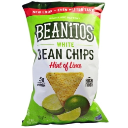 Beanitos, Чипсы из белой фасоли, аромат лайма, 6 oz (170 г)