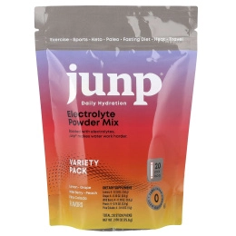 JUNP Hydration, электролитная порошковая смесь, в разных упаковках, 20 упаковок, 75,6 г (2,68 унции)