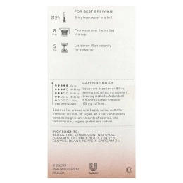 TAZO, Black Tea, чай с тыквенными специями, 20 чайных пакетиков, 50 г (1,76 унции)