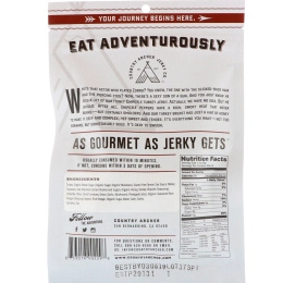 Country Archer Jerky, Джерки из индейки, перцы халапено с медом, 78 г