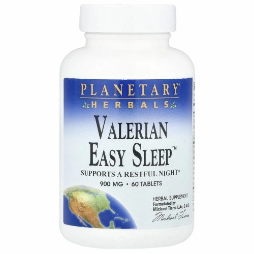 Planetary Herbals, Valerian Easy Sleep ™, 60 таблеток