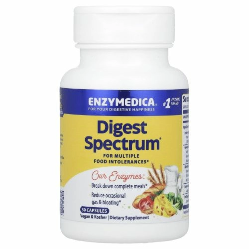 Enzymedica, Спектр пищеварения, 30 капсул