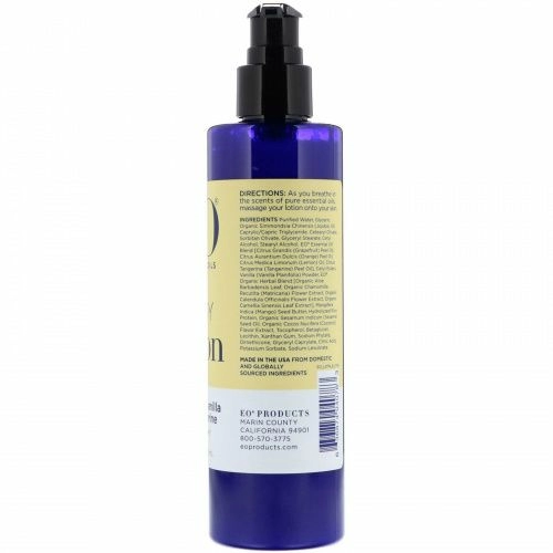EO Products, Лосьон для тела, кокос и ваниль с мандарином, 8 жидких унций (236 мл)