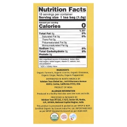 VAHDAM India, Infusions, травяной чай, куркума и матча, 18 пакетиков для заваривания, 27 г (0,95 унции)