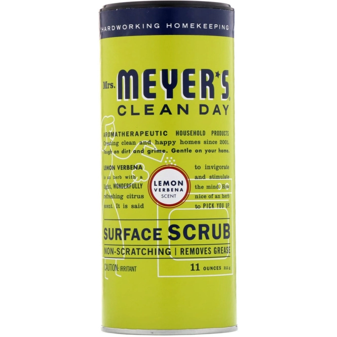 Mrs. Meyers Clean Day, Скраб для очистки поверхности, с лимонной вербеной, 11 унций (311г)