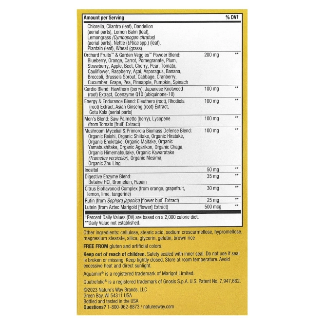 Nature's Way, Живой! Max3 Daily, Мультивитамины для мужчин, 90 таблеток