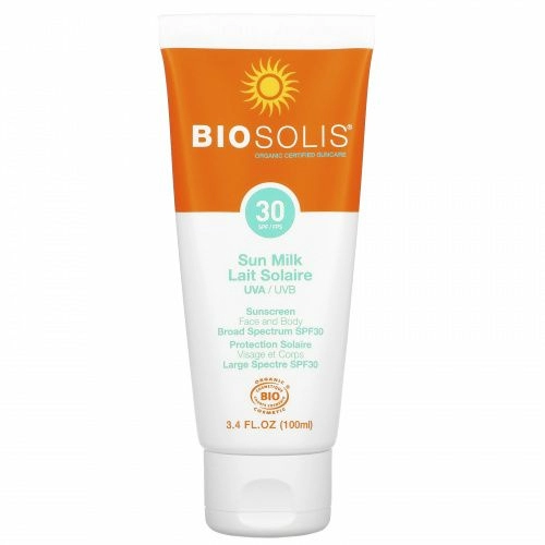 Biosolis, Солнцезащитное молочко, SPF 30, 100 мл (3,4 жидк. унции)