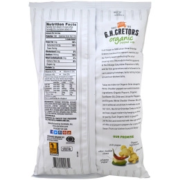 G.H. Cretors, Органический попкорн, белый чеддер Chile Jalapeno, 4,5 унц. (128 г)