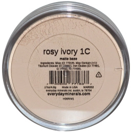 Everyday Minerals, Матовая основа, розовый с оттенком слоновой кости 1C, 0,17 унций (4,8 гр)