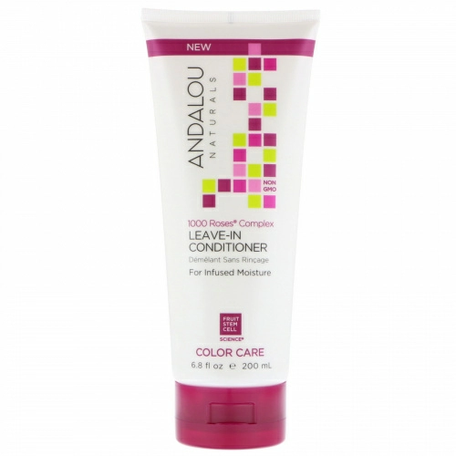 Andalou Naturals, Комплекс 1000 Roses, кондиционер для уходя за окрашенными волосами, 6,8 жидк. унций (200 мл)