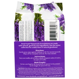 Petal Fresh, Botanicals, Успокаивающие и Исцеляющие Салфетки, Лаванда и Розмарин, 30 Влажных Салфеток