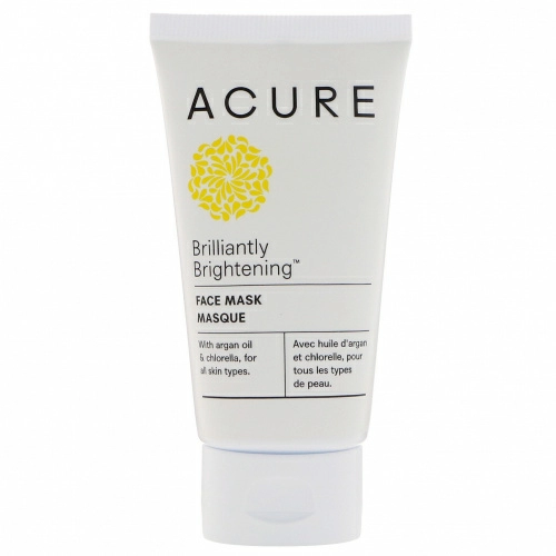 Acure, Brilliantly Brightening, Маска для лица, 1,7 ж. унц.(50 мл)