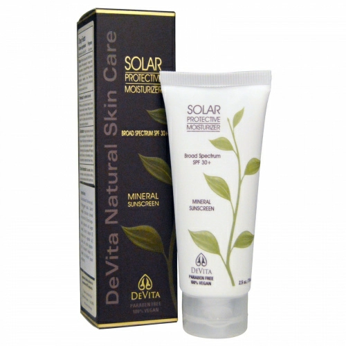 DeVita, Солнцезащитный увлажняющий крем с фактором защиты SPF 30+, 2,5 унции (75 мл)