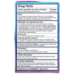 TheraTears, Dry Eye Therapy, глазные капли со смазкой, 30 стерильных одноразовых флаконов