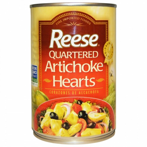Reese, Артишоки, нарезанные на четверть, 14 унций (396 г)