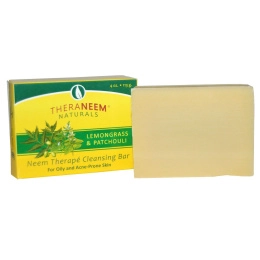 Organix South, TheraNeem Organix, Neem Therapé Cleansing Bar, Lemongrass & Patchouli, 4 oz (113 g)