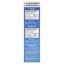 Sovereign Silver, Bio-Active Silver Hydrosol, Daily + Immune Support, Trial & Travel Kit, 10 част. / Млн, 3 шт., По 29 мл (1 жидк. унц.)