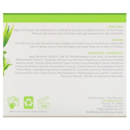 InstaNatural, Маска с грязью Мертвого моря, маска для лица против акне и других кожных дефектов, 240 мл