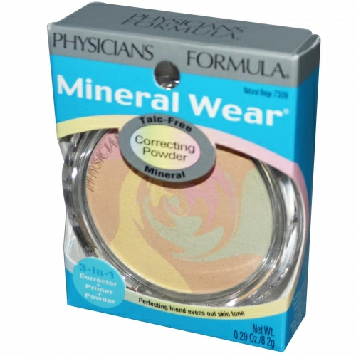 Physicians Formula, Минеральная корректирующая пудра натурального бежевого цвета, 0.29 унций (8,2 г)