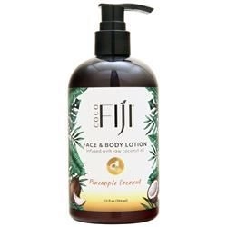 Organic Fiji, Лосьон для лица и тела Ананасовый кокосовый 12 жидких унций
