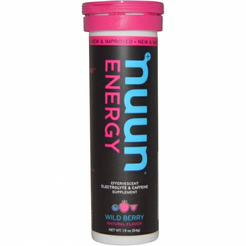 Nuun, Энергия, Дикая ягода, 10 таблеток, 19, жидких унций (54 г)