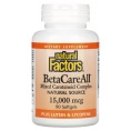 Natural Factors, BetaCareAll, 25 000 МЕ, 90 желатиновых капсул