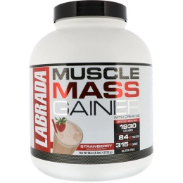 Labrada Nutrition, Прирост мышечной массы, клубника, 6 ф. (2722 г)
