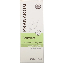 Pranarom, Essential Oil, Bergamot, .17 fl oz (5 ml)