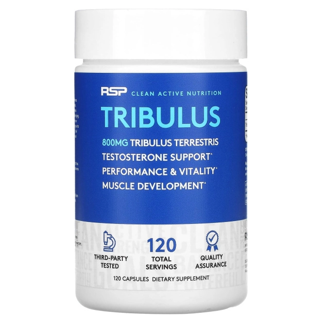 RSP Nutrition, Tribulus Terrestris, Hormone Optimization, 120 Capsules