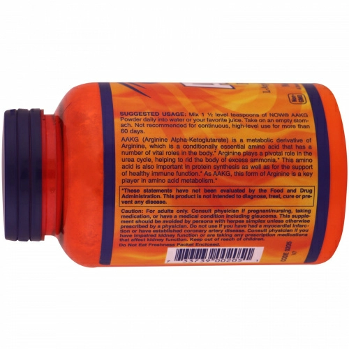 Now Foods, Sports, AAKG Pure Powder, 7 oz (198 g)