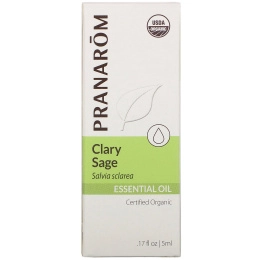 Pranarom, Essential Oil, Clary Sage, .17 fl oz (5 ml)