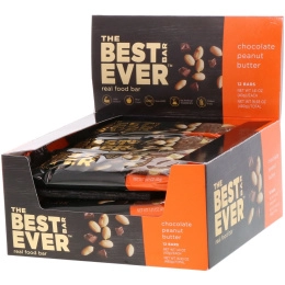 Best Bar Ever, Шоколадное арахисое масло, 12 батончиков, 1,41 унц. (40 г) каждый