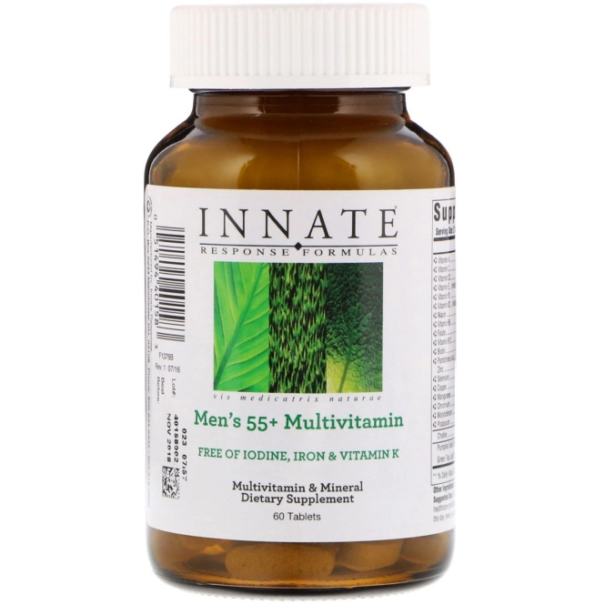 Innate Response Formulas, Мультивитаминный комплекс для мужчин 55+, 60 таблеток