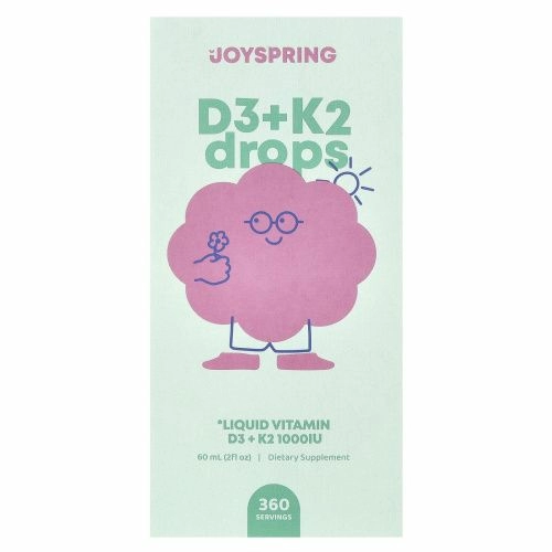 JoySpring, Витамин D для детей, 60 мл (2 жидк. Унции)
